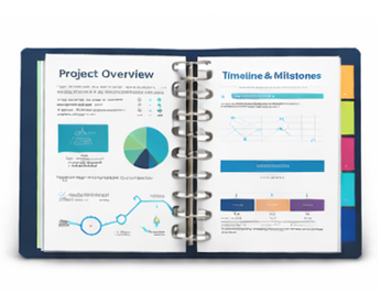 PDF Flip Binder Flipbook template