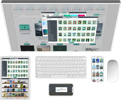 PDF Flip dashboard for creating and managing flipbooks